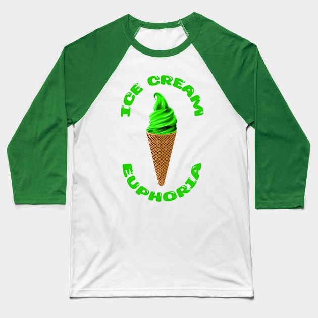 Ice Cream Euphoria 2 Baseball T-Shirt by virgot